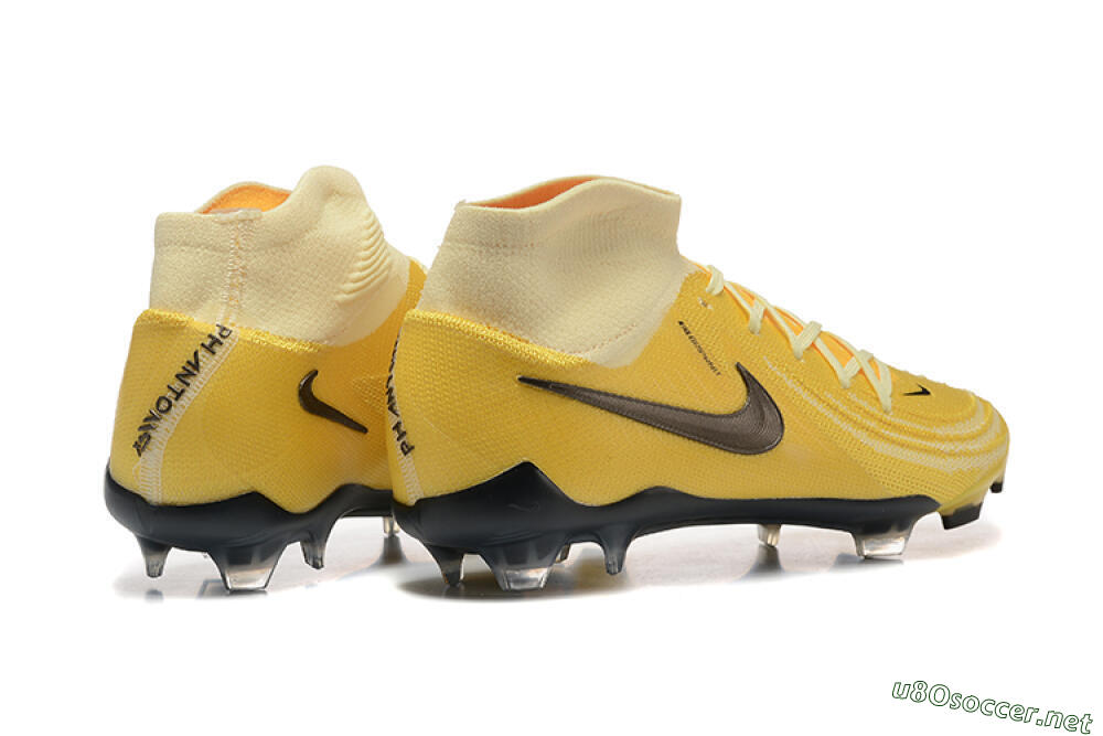 Men's Nike Phantom Luna Elite FG Football Boots - Yellow/White/Black 9