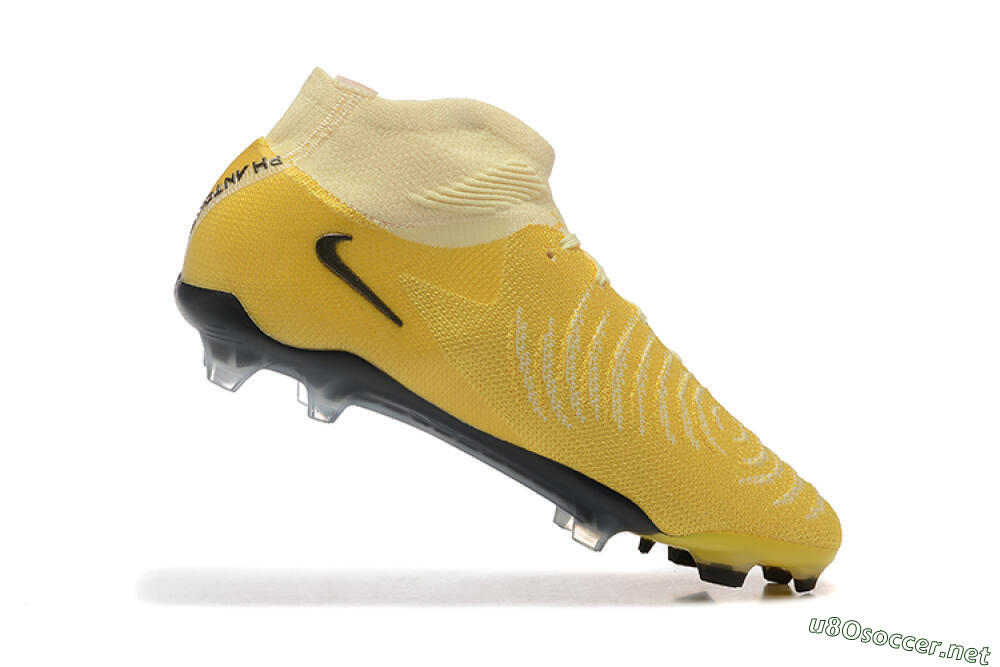 Men's Nike Phantom Luna Elite FG Football Boots - Yellow/White/Black 7