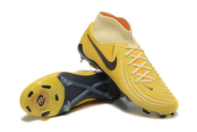 Men's Nike Phantom Luna Elite FG Football Boots - Yellow/White/Black