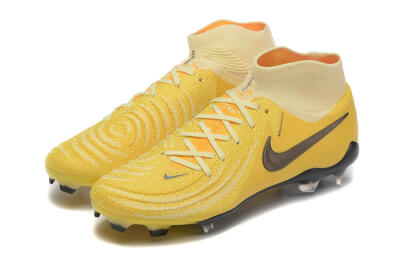 Men's Nike Phantom Luna Elite FG Football Boots - Yellow/White/Black