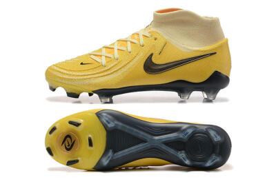 Men's Nike Phantom Luna Elite FG Football Boots - Yellow/White/Black