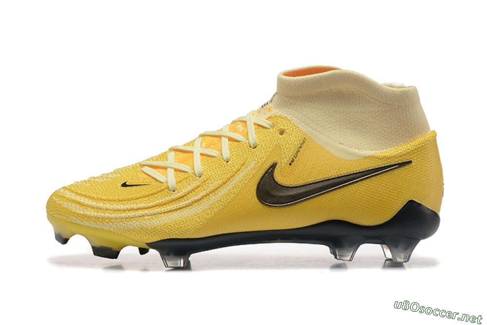 Men's Nike Phantom Luna Elite FG Football Boots - Yellow/White/Black 0