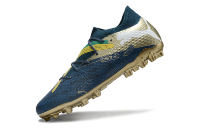 Men's Puma Future Ultimate MG Football Boots - Blue/White/Gold