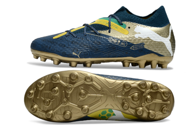 Men's Puma Future Ultimate MG Football Boots - Blue/White/Gold