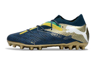 Men's Puma Future Ultimate MG Football Boots - Blue/White/Gold