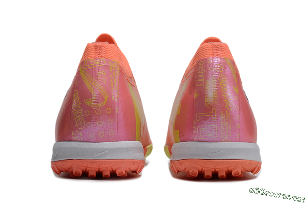 Unisex Nike Air Zoom Mercurial Vapor 15 Elite TF Football Shoes - Red/Yellow/White 5