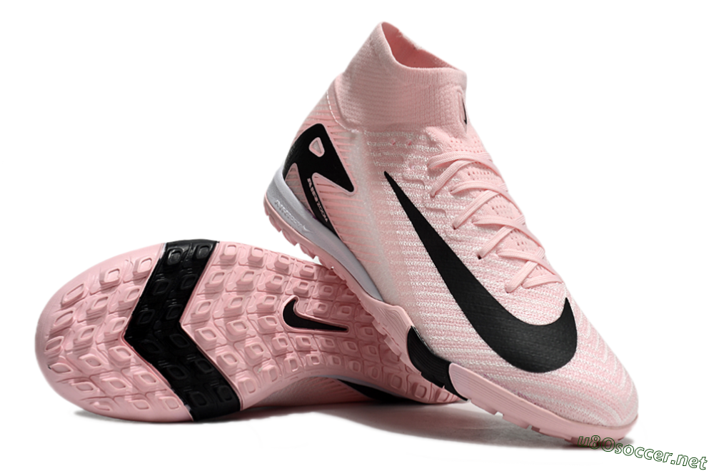 Unisex Nike Air Zoom Mercurial Superfly 10 Elite TF Football Shoes - Pink/White/Black 3