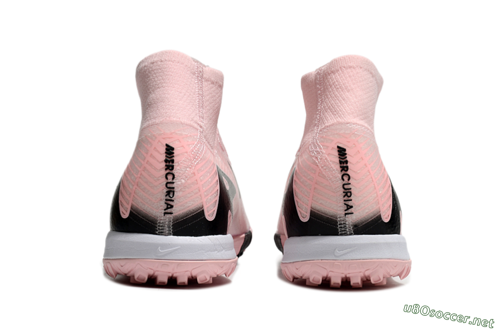 Unisex Nike Air Zoom Mercurial Superfly 10 Elite TF Football Shoes - Pink/White/Black 5
