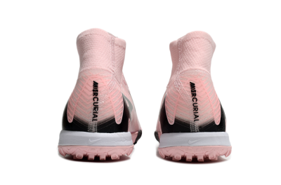 Unisex Nike Air Zoom Mercurial Superfly 10 Elite TF Football Shoes - Pink/White/Black