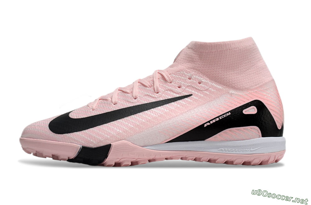 Unisex Nike Air Zoom Mercurial Superfly 10 Elite TF Football Shoes - Pink/White/Black 0