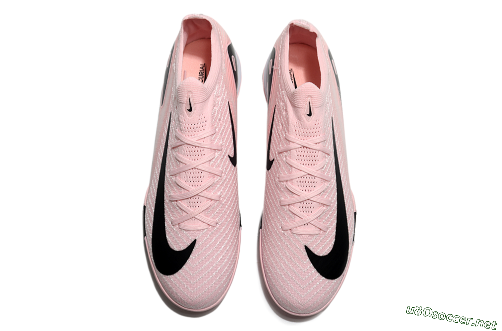 Unisex Nike Air Zoom Mercurial Vapor 16 Elite TF Football Shoes - Pink/Black/White 4