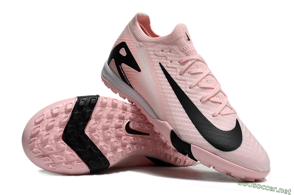 Unisex Nike Air Zoom Mercurial Vapor 16 Elite TF Football Shoes - Pink/Black/White 3