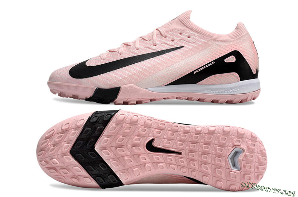 Unisex Nike Air Zoom Mercurial Vapor 16 Elite TF Football Shoes - Pink/Black/White 1
