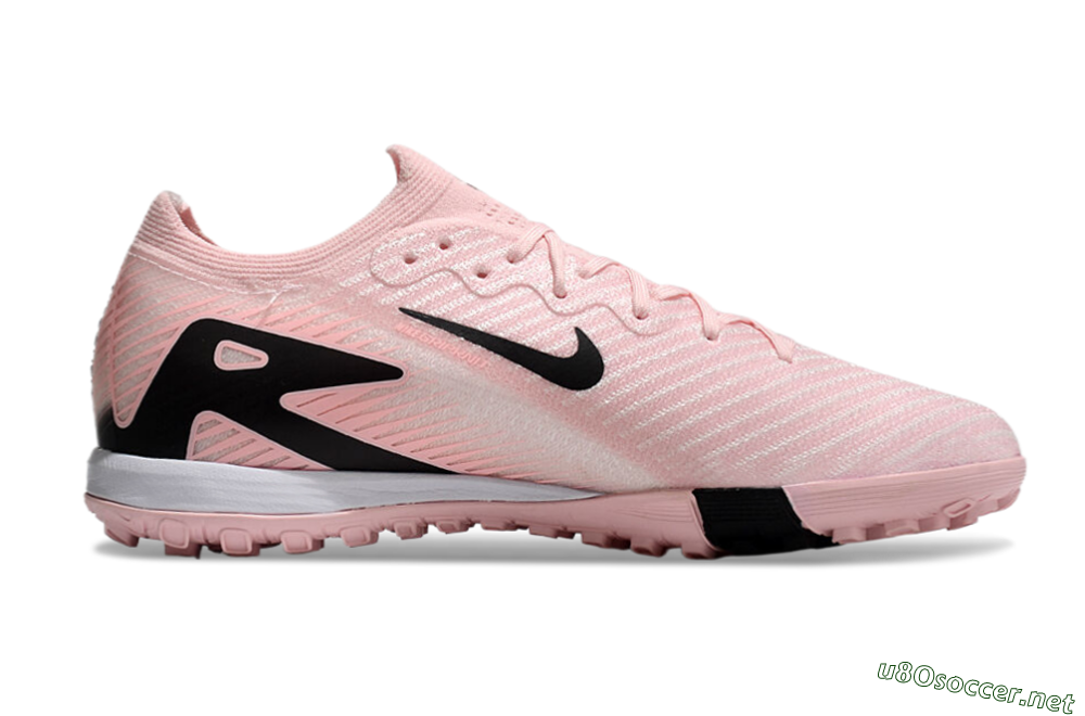 Unisex Nike Air Zoom Mercurial Vapor 16 Elite TF Football Shoes - Pink/Black/White 7