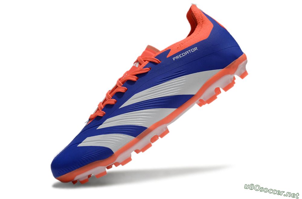 Men's Adidas Predator Elite 24 MG Football Boots - Blue/White/Red 5