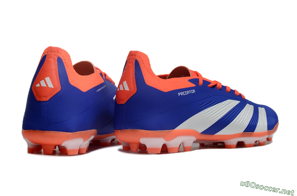 Men's Adidas Predator Elite 24 MG Football Boots - Blue/White/Red 6