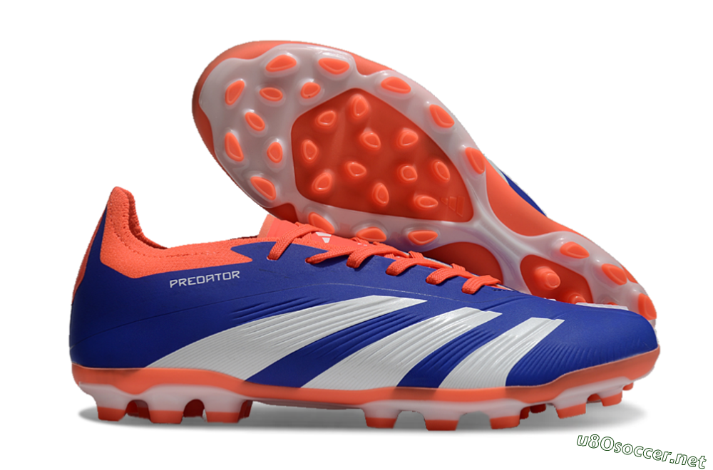 Men's Adidas Predator Elite 24 MG Football Boots - Blue/White/Red 2