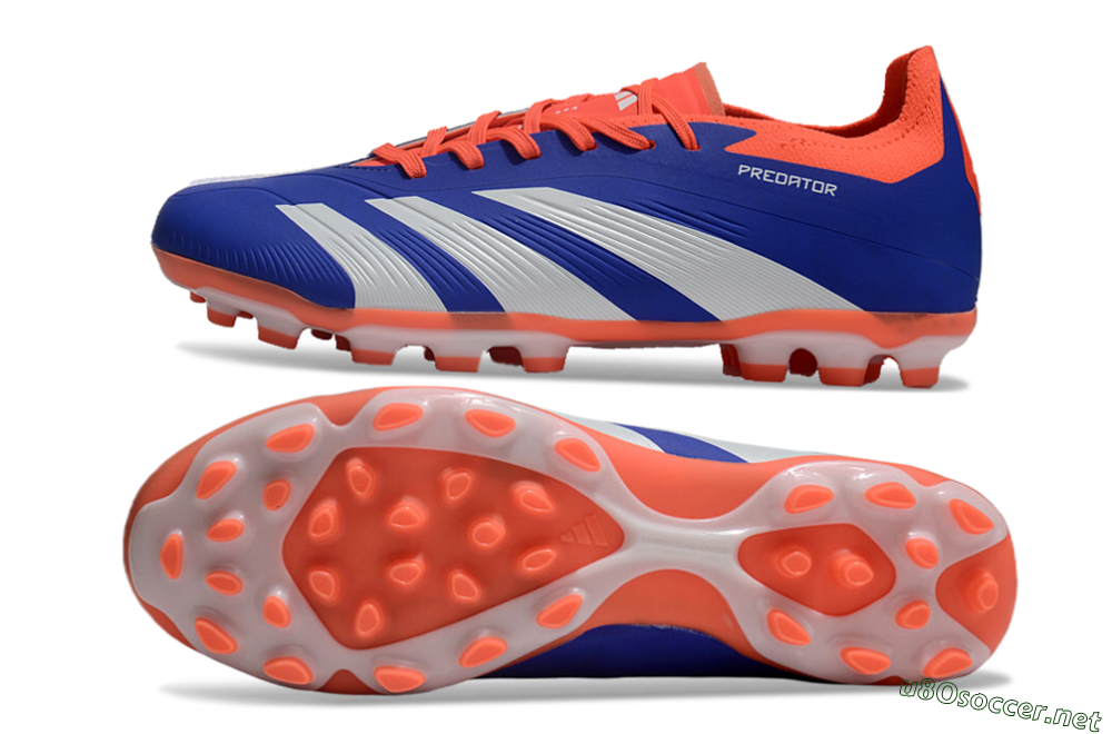 Men's Adidas Predator Elite 24 MG Football Boots - Blue/White/Red 1