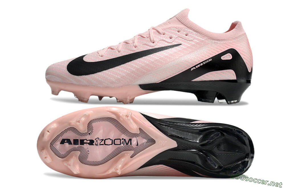 Unisex Nike Air Zoom Mercurial Vapor 16 Elite FG Football Boots - Pink/Black/White 1