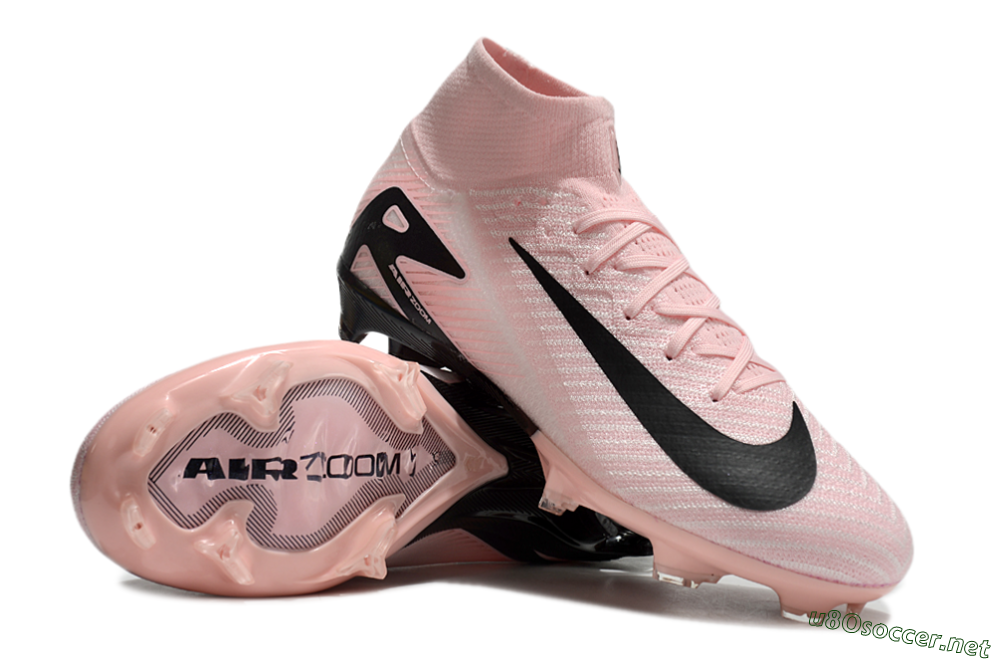 Unisex Nike Air Zoom Mercurial Superfly 10 Elite FG Football Boots - Pink/White/Black 3