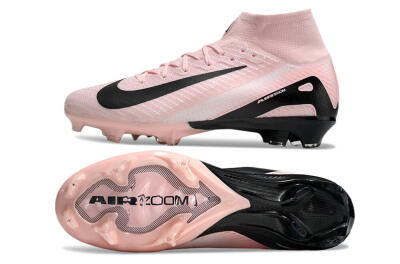 Unisex Nike Air Zoom Mercurial Superfly 10 Elite FG Football Boots - Pink/White/Black