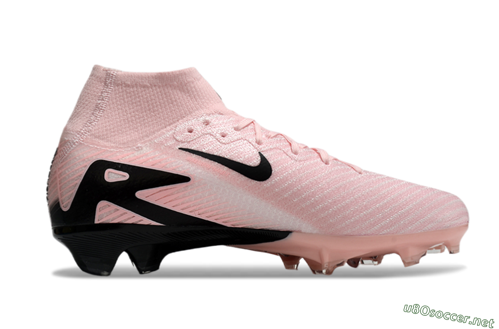 Unisex Nike Air Zoom Mercurial Superfly 10 Elite FG Football Boots - Pink/White/Black 5