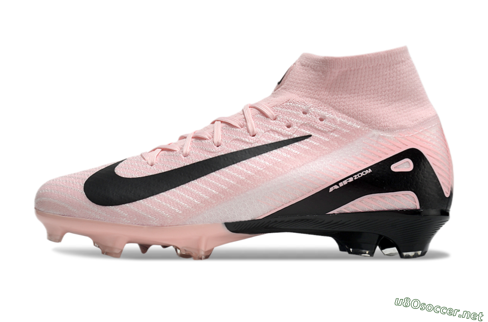 Unisex Nike Air Zoom Mercurial Superfly 10 Elite FG Football Boots - Pink/White/Black 0