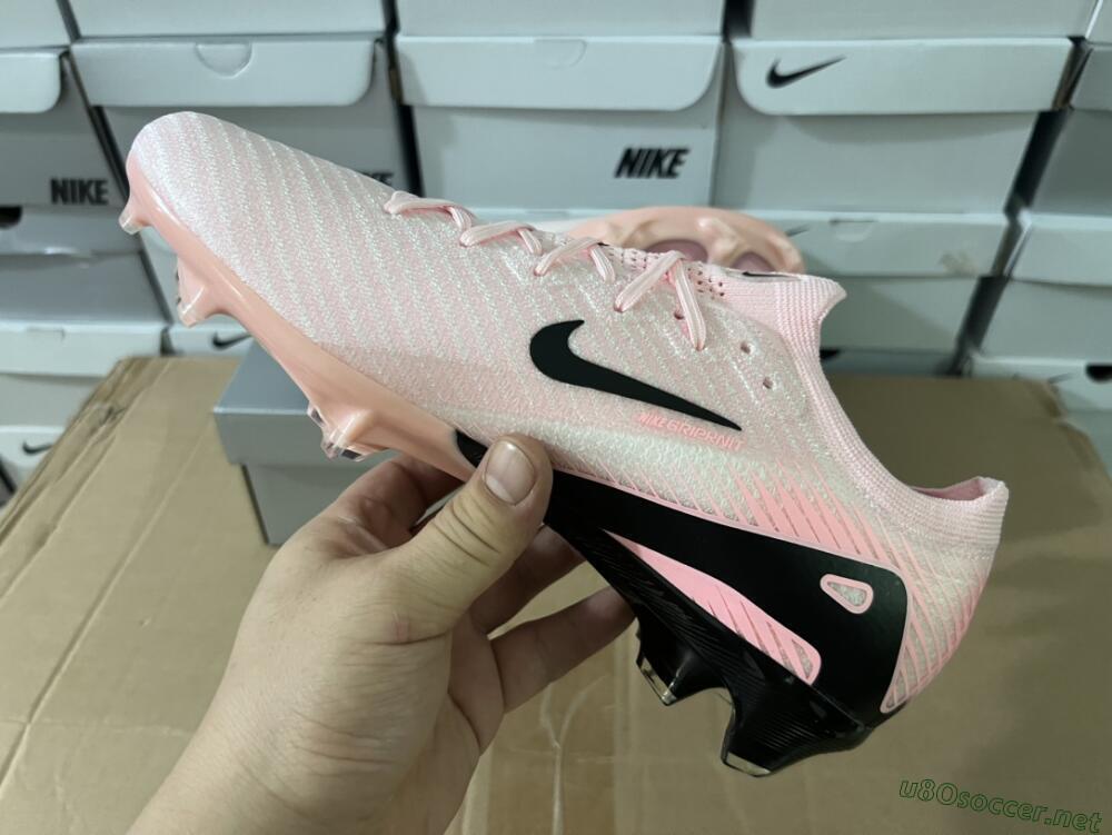 Unisex Nike Air Zoom Mercurial Vapor 16 Elite FG Football Boots - Pink/Black/White