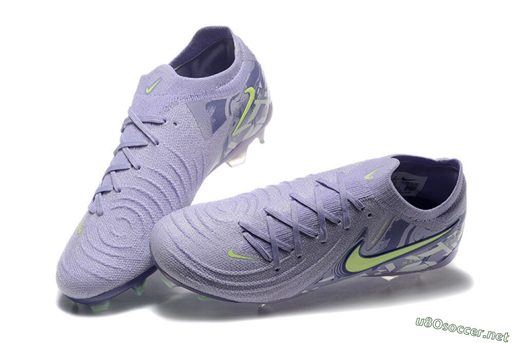 Men's Nike Phantom Luna Elite FG Football Boots - Purple/Yellow/White 6