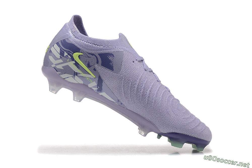 Men's Nike Phantom Luna Elite FG Football Boots - Purple/Yellow/White 7