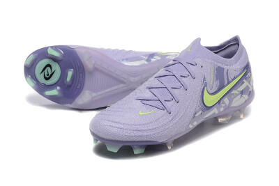 Men's Nike Phantom Luna Elite FG Football Boots - Purple/Yellow/White
