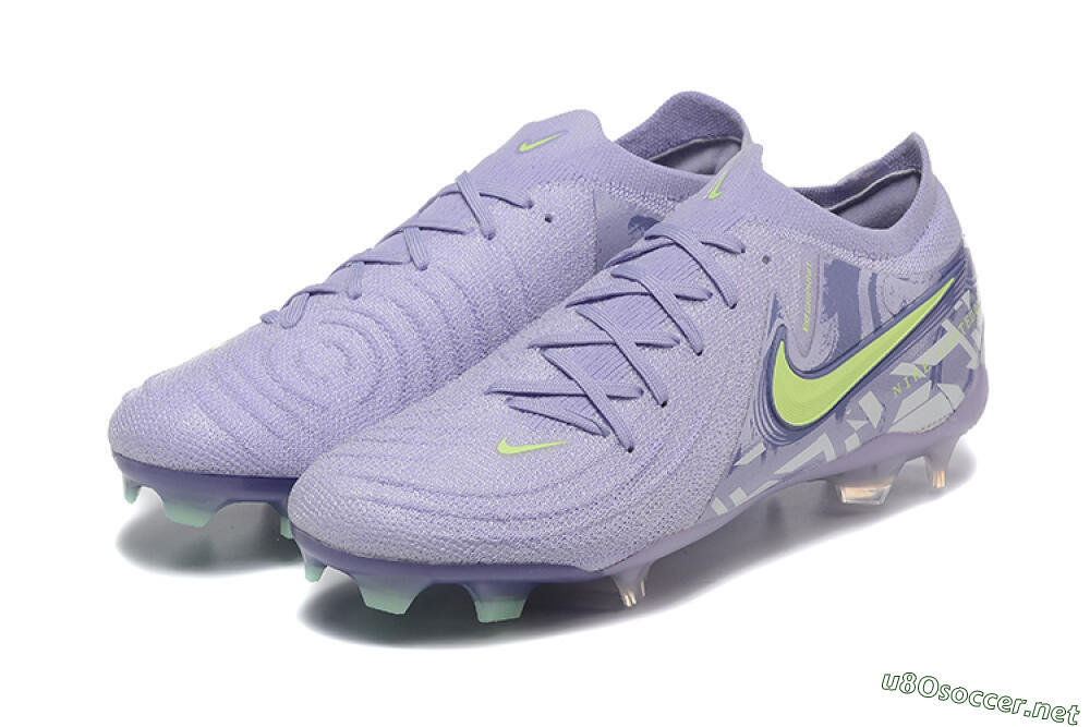 Men's Nike Phantom Luna Elite FG Football Boots - Purple/Yellow/White 5