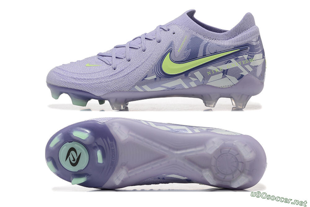 Men's Nike Phantom Luna Elite FG Football Boots - Purple/Yellow/White 1