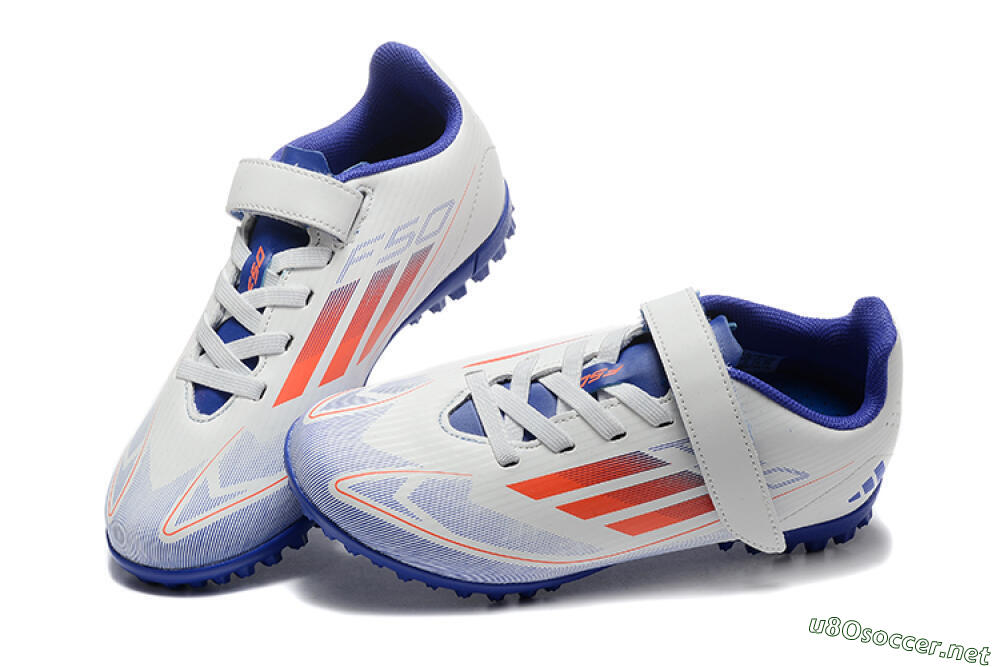 Kids Kids Adidas Predator Elite TF Football Shoes - White/Blue/Red 6