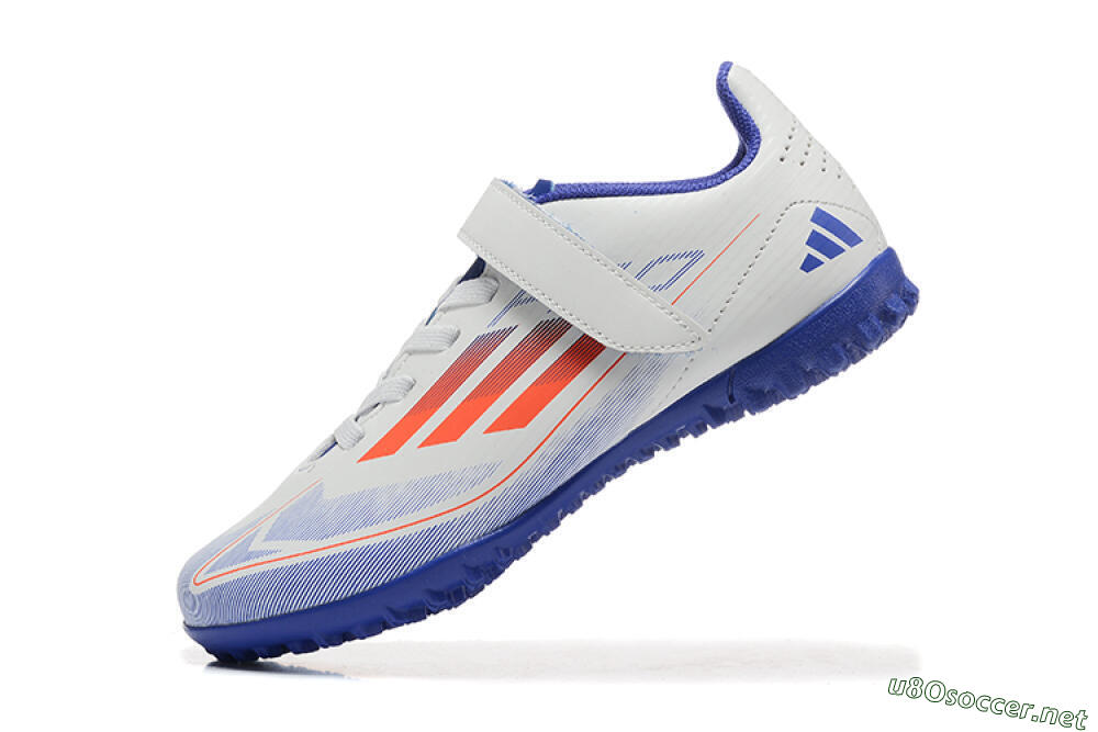 Kids Kids Adidas Predator Elite TF Football Shoes - White/Blue/Red 8