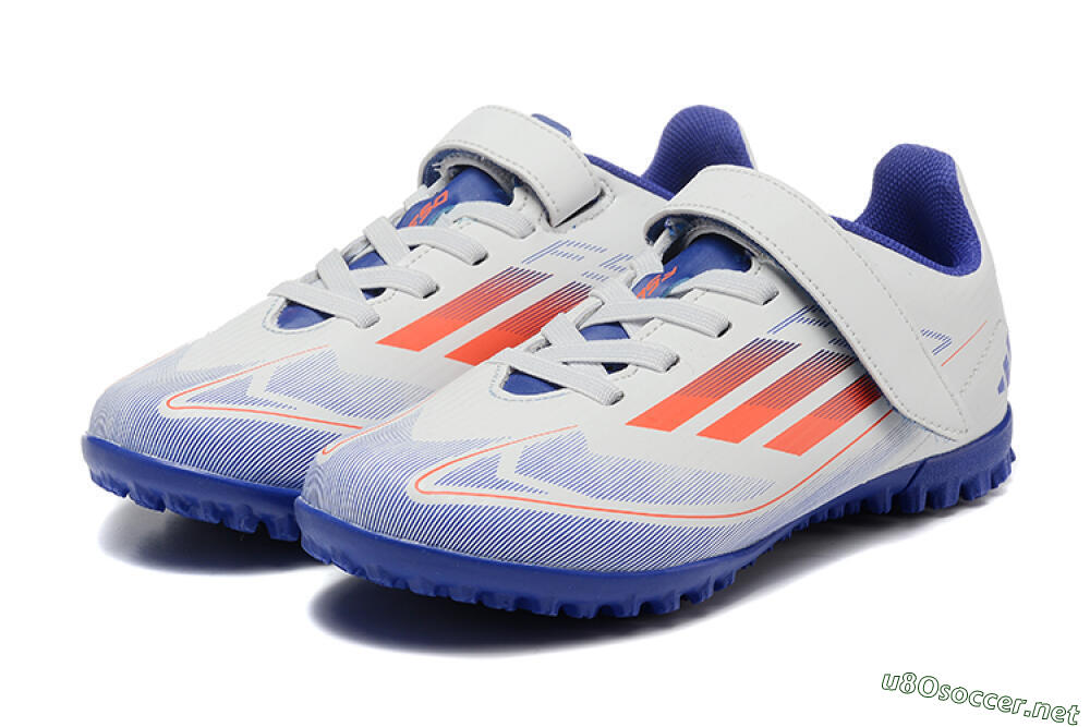 Kids Kids Adidas Predator Elite TF Football Shoes - White/Blue/Red 5