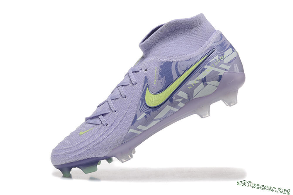 Men's Nike Phantom Luna Elite FG Football Boots - Purple/Yellow/White 8