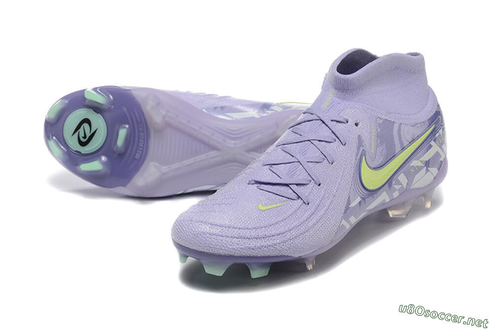 Men's Nike Phantom Luna Elite FG Football Boots - Purple/Yellow/White 3