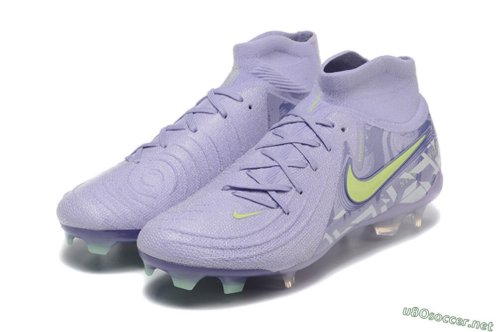 Men's Nike Phantom Luna Elite FG Football Boots - Purple/Yellow/White 5