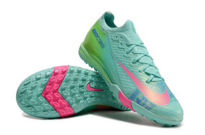 Unisex Nike Air Zoom Mercurial Vapor 16 Elite TF Football Shoes - Jade/Pink/Blue