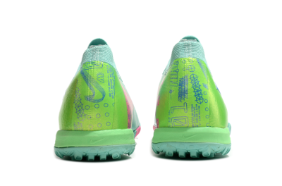 Unisex Nike Air Zoom Mercurial Vapor 16 Elite TF Football Shoes - Jade/Pink/Blue