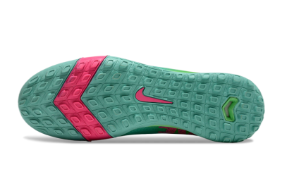 Unisex Nike Air Zoom Mercurial Vapor 16 Elite TF Football Shoes - Jade/Pink/Blue
