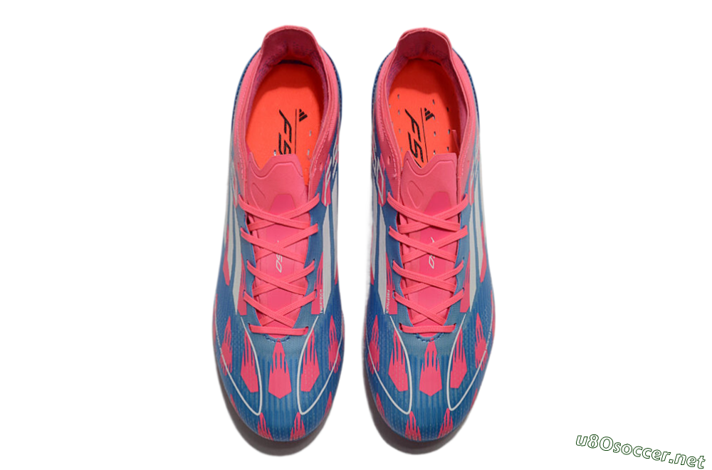 Unisex Adidas F50 Elite MG Football Boots - Blue/White/Red 4