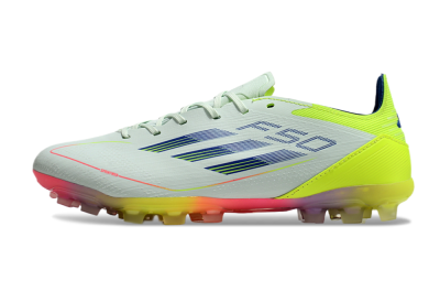 Unisex Adidas F50 Elite MG Football Boots - Jade/Blue/Yellow