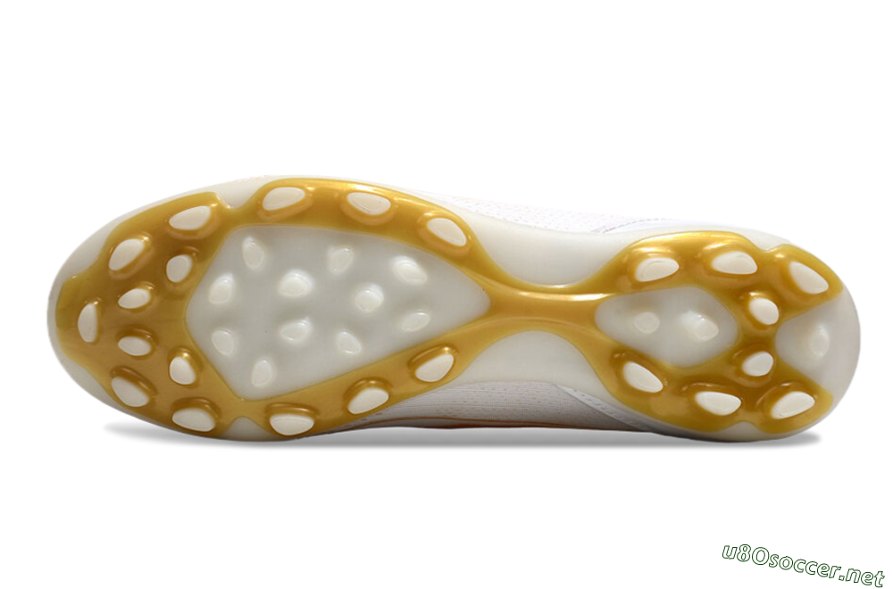 Unisex Adidas F50 Elite MG Football Boots - White/Gold 6