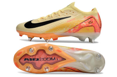 Men's Nike Air Zoom Mercurial Vapor 16 Elite SG Football Boots - Yellow/Black/Red