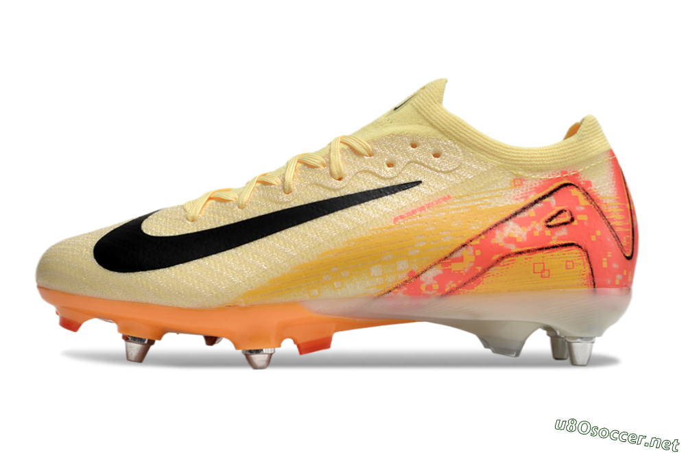 Men's Nike Air Zoom Mercurial Vapor 16 Elite SG Football Boots - Yellow/Black/Red 0