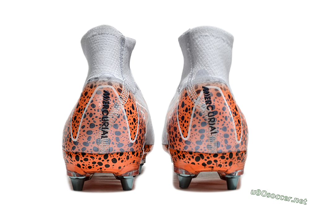 Men's Nike Air Zoom Mercurial Superfly 10 Elite SG Football Boots - Grey/Black/Leopard 5