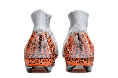 Men's Nike Air Zoom Mercurial Superfly 10 Elite SG Football Boots - Grey/Black/Leopard