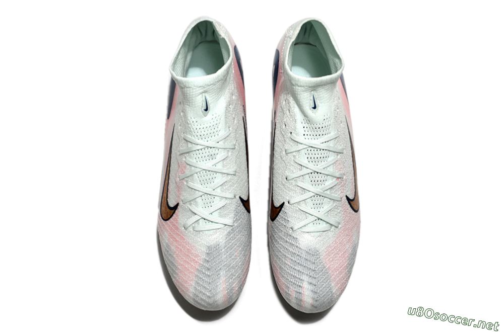 Men's Nike Air Zoom Mercurial Superfly 10 Elite SG Football Boots - Jade/Pink/Gold/Blue 4